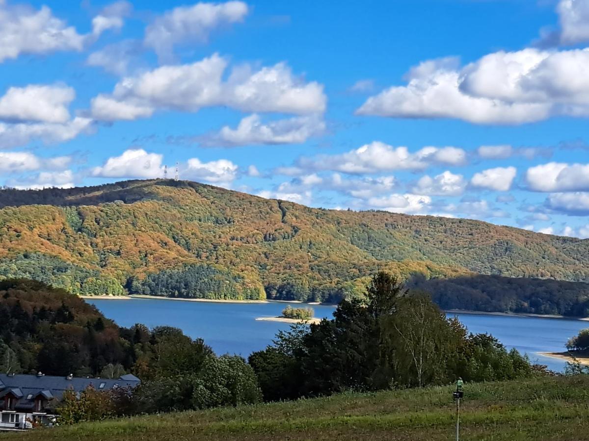 Willa Diana- z panoramą jeziora i gór w Polańczyku Zewnętrze zdjęcie